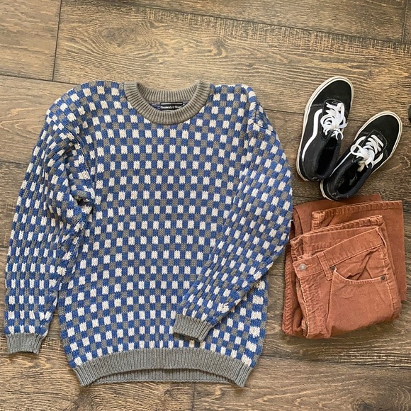 Preswick & Moore Other - Vintage Checkered sweater : oversized Unisex
